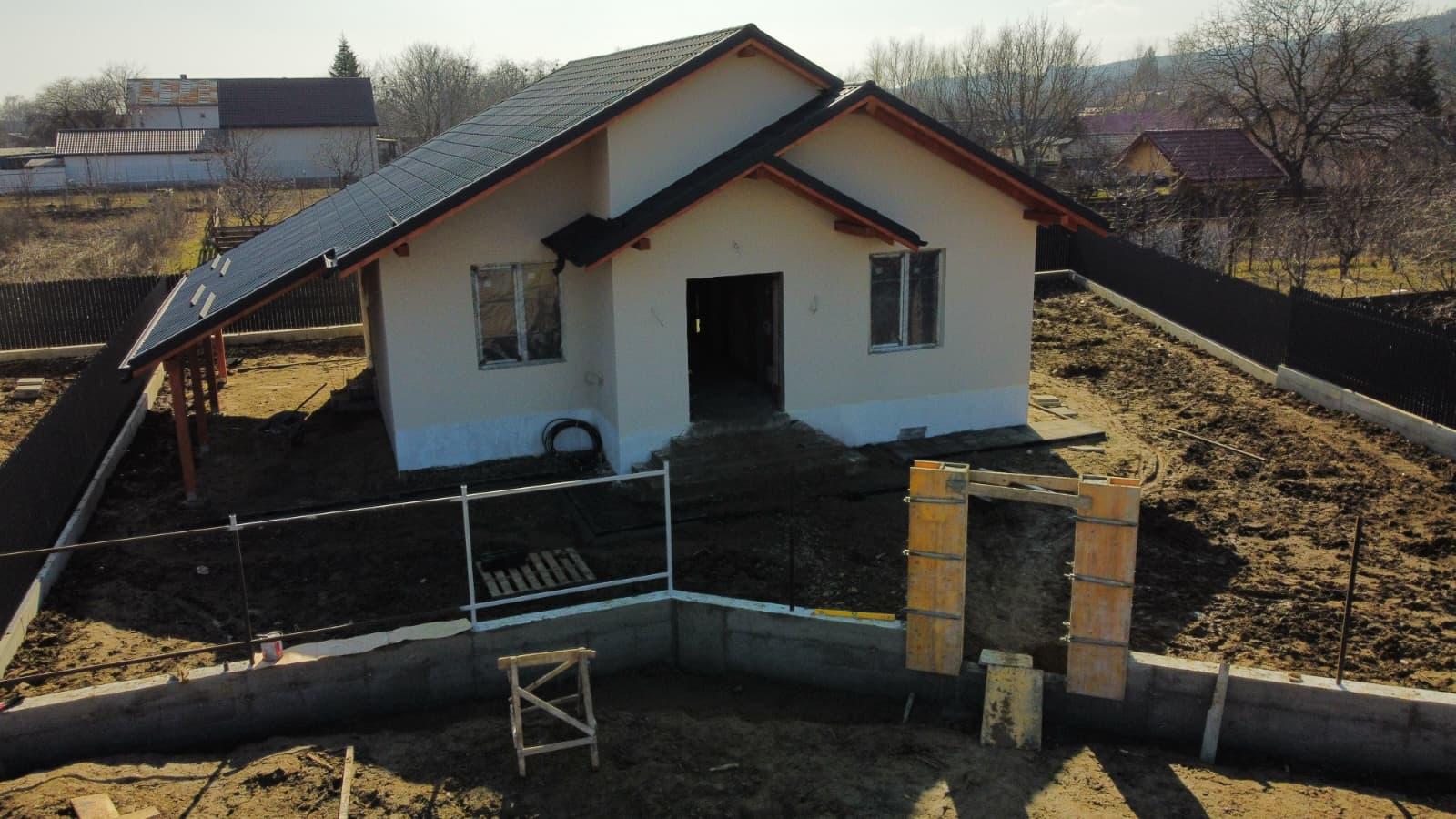 Intrare casă finalizată VTZ Residence